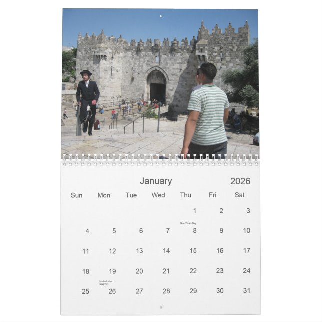 Calendario de la fotografía de Palestina (Jan 2026)
