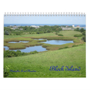 Calendario de la fotografía del Block Island