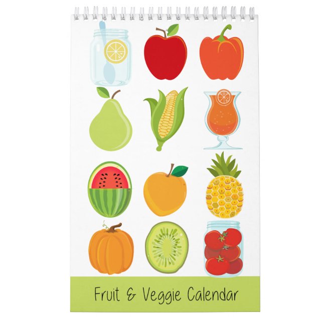 Calendario de la fruta y del Veggie (Tapa)