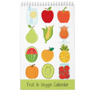 Calendario de la fruta y del Veggie