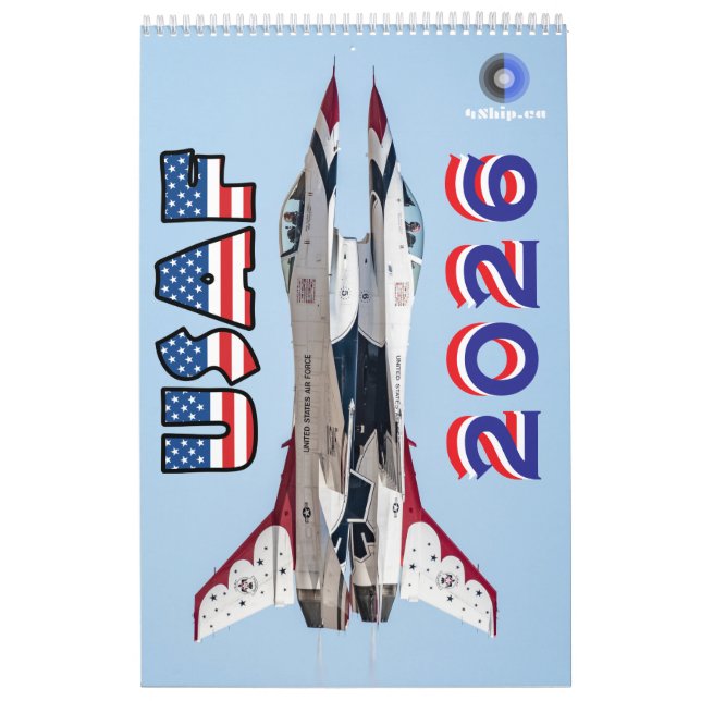 Calendario de la Fuerza Aérea de EE. UU. 2026 (Tapa)