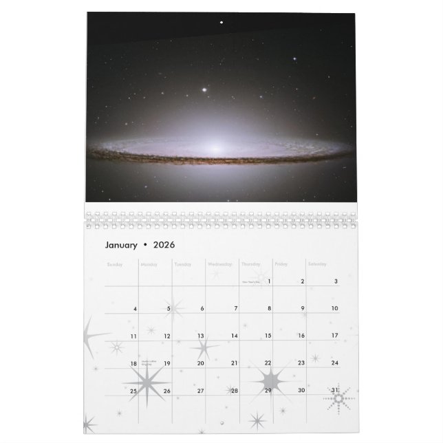 Calendario de la galaxia (Jan 2026)