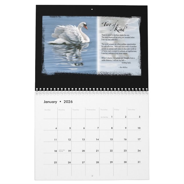 Calendario de la inspiración del caballo, ©Kim (Jan 2026)