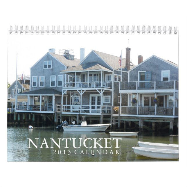 Calendario de la isla 2013 de Nantucket (Tapa)