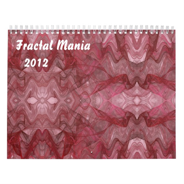 Calendario de la manía del fractal (Tapa)