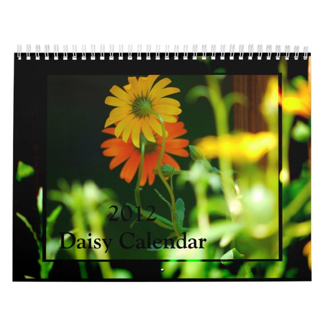 Calendario de la margarita 2016 (Tapa)