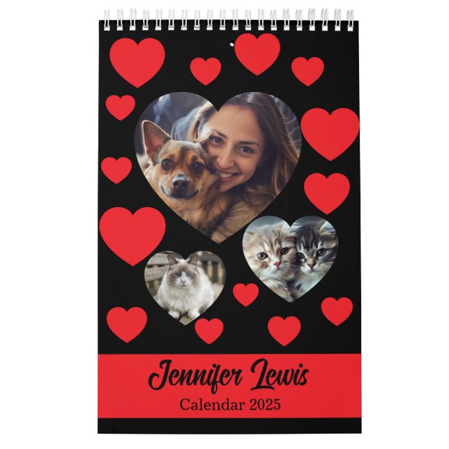 Calendario de la mascota personalizable Lover (Tapa)