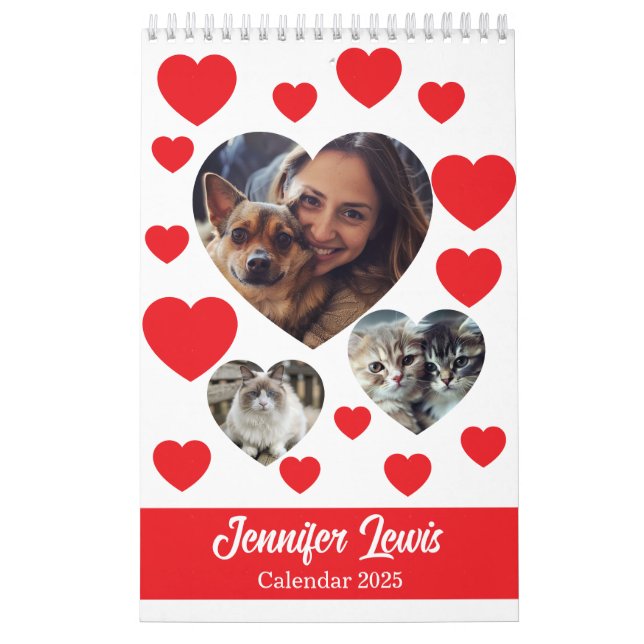 Calendario de la mascota personalizable Lover (Tapa)