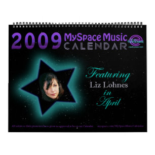 CALENDARIO de la MÚSICA de 2009 MYSPACE que ofrec