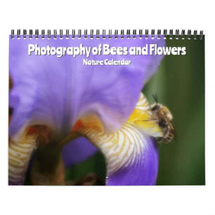 Calendario de la naturaleza de las abejas y las fl