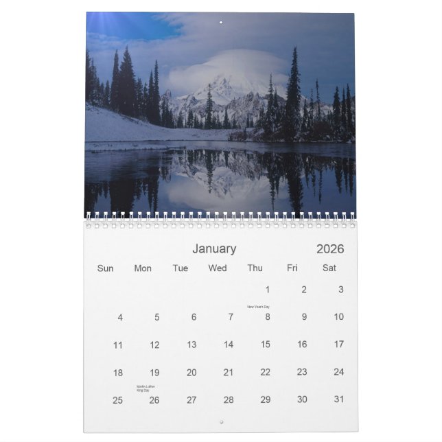 Calendario de la naturaleza y de la fauna (Jan 2026)