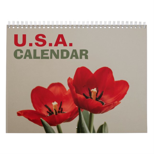 Calendario de la Pared de la Naturaleza Americana  (Tapa)