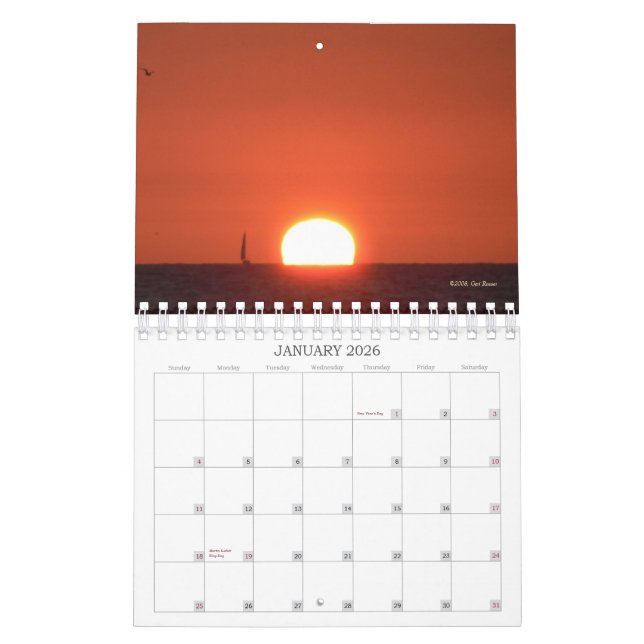 Calendario de la playa 2009 de Clearwater (Jan 2026)