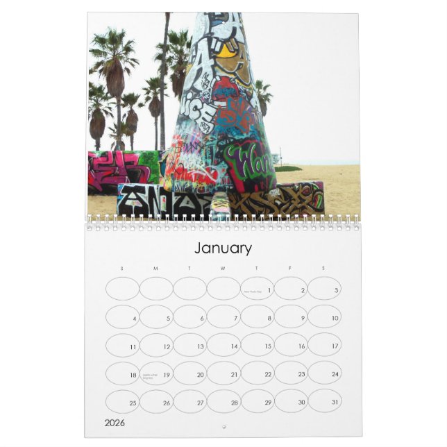 Calendario de la playa de Venecia (Jan 2026)