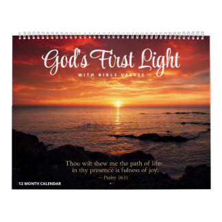 Calendario de la Primera Luz de Dios - Con Versícu