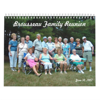 Calendario de la reunión de familia de Brousseau