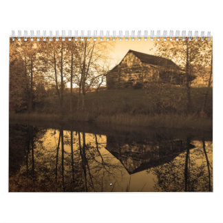 Calendario de la sepia del país