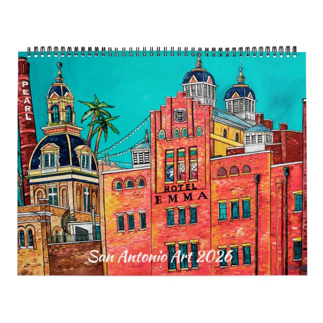 Calendario de la serie de artistas de San Antonio  (Tapa)