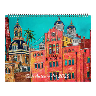 Calendario de la serie de artistas de San Antonio