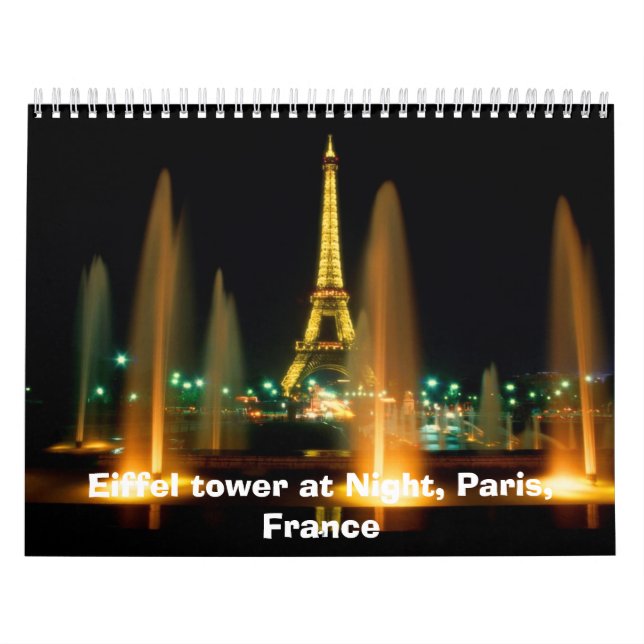 Calendario de la torre Eiffel (Tapa)