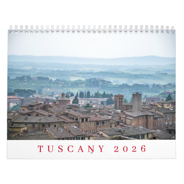 Calendario de la Toscana 2026 (Tapa)