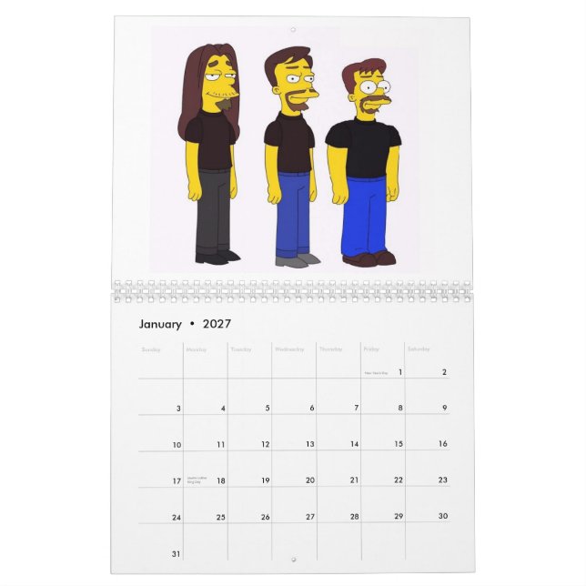 Calendario de la venganza de 2008 dulces (Jan 2027)