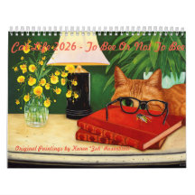 Calendario de la vida del gato 2026 "Ser o no ser