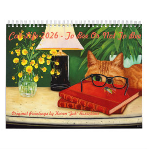 Calendario de la vida del gato 2026 "Ser o no ser
