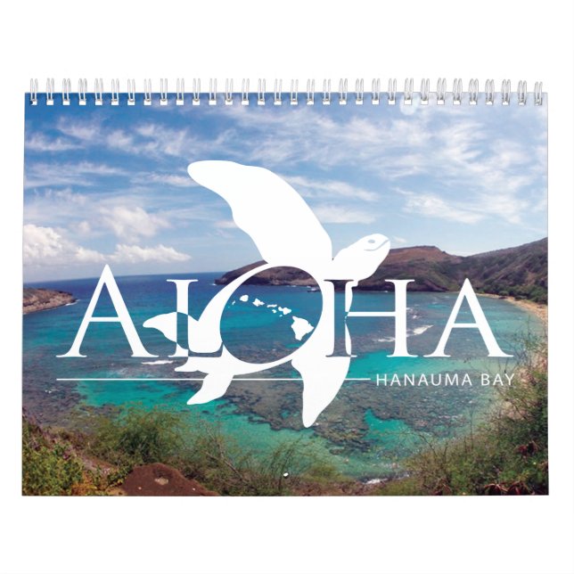 Calendario de la vida marina de Hawaii (Tapa)
