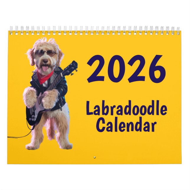 Calendario de Labradoodle (Tapa)