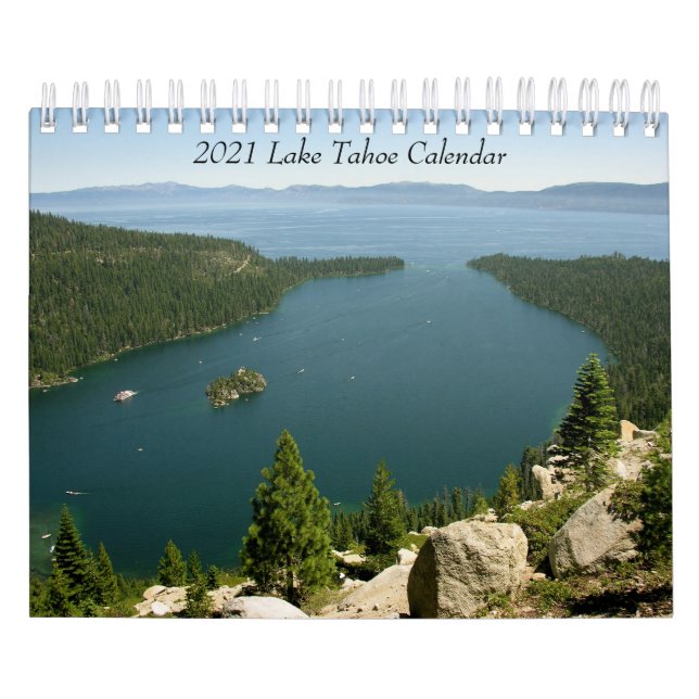 Calendario de Lago Tahoe 2021 (Tapa)