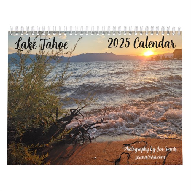 Calendario de Lake Tahoe 2025 (Tapa)