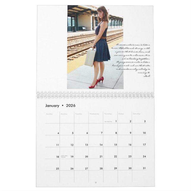Calendario de las amas de casa 2013 de Missfette (Jan 2026)