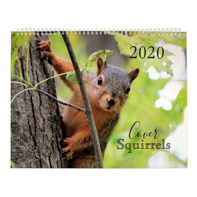 Calendario de las ardillas de tapa 2020 (Tapa)