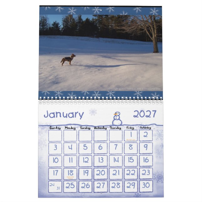 Calendario de las canículas 2009 de China (Jan 2027)