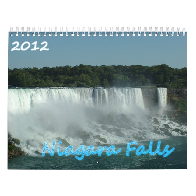Calendario de las Cataratas del Niágara 2012 (Tapa)