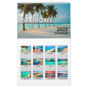 Calendario de las costas 2023, playas costeras, pl