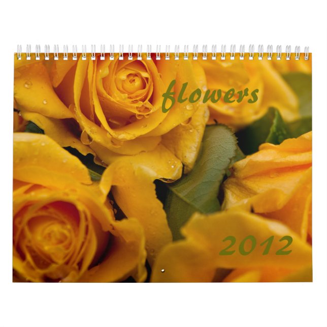 Calendario de las flores 2012 (Tapa)