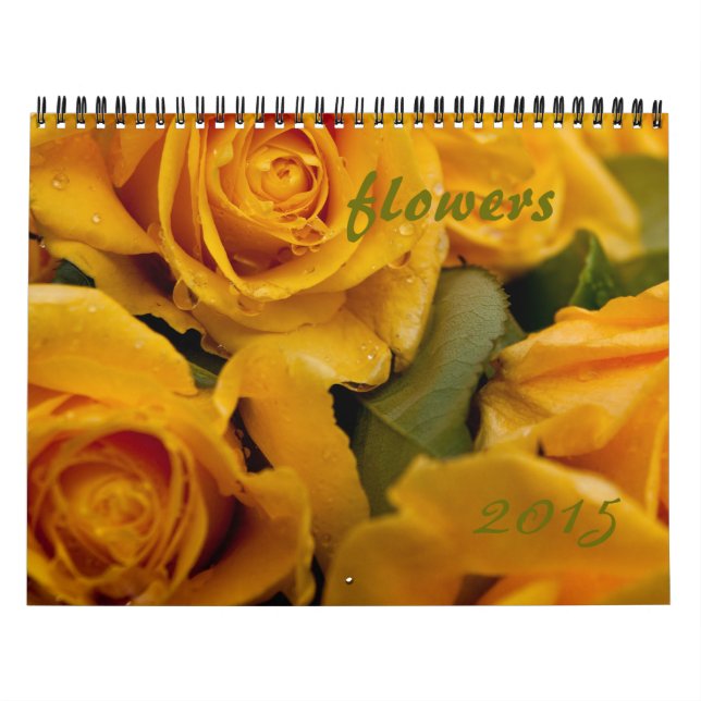 Calendario de las flores 2015 (Tapa)