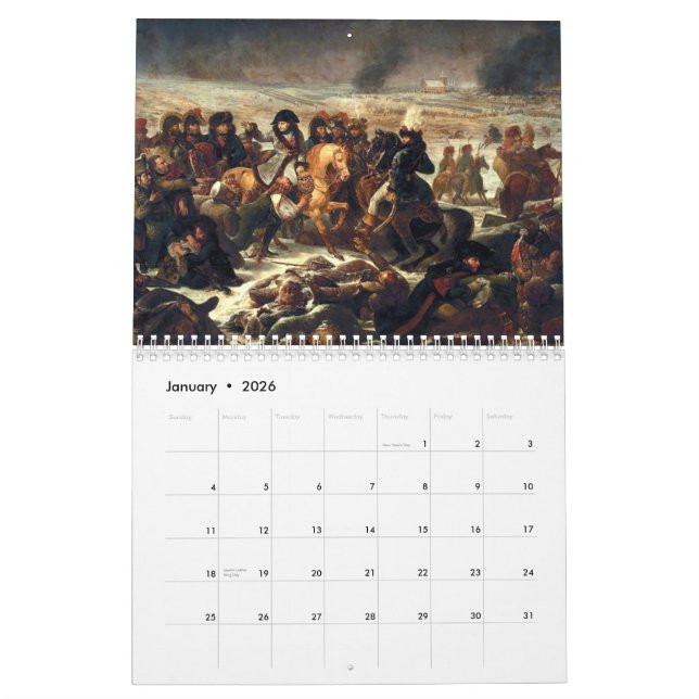 Calendario de las guerras napoleónicas (Jan 2026)
