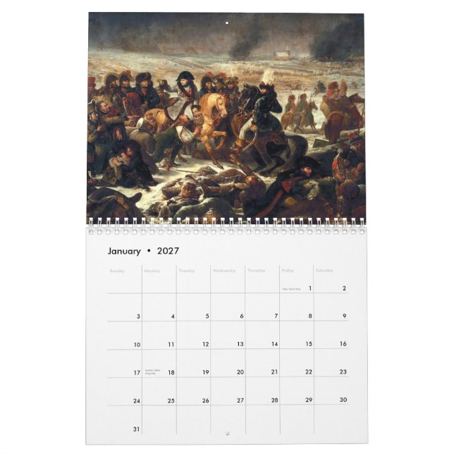 Calendario de las guerras napoleónicas (Jan 2027)