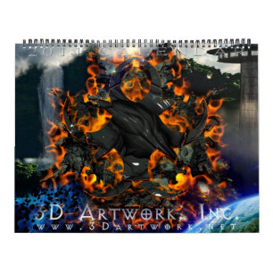 calendario de las ilustraciones 2011 3D