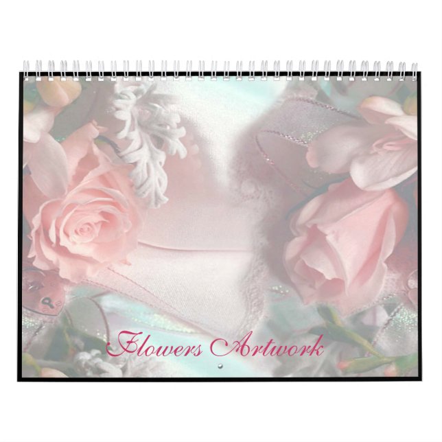 Calendario de las ilustraciones de las flores (Tapa)