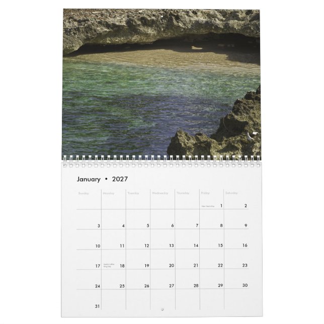 Calendario de las Islas Caimán (Jan 2027)