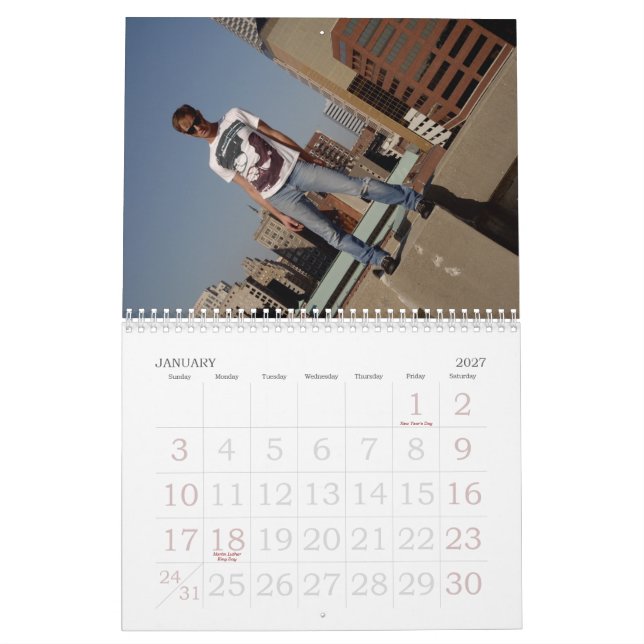 Calendario de las lanzas 2009 (Jan 2027)