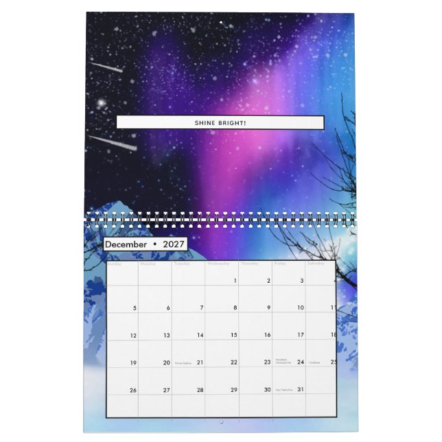 Calendario de las maravillas de invierno (Dec 2027)