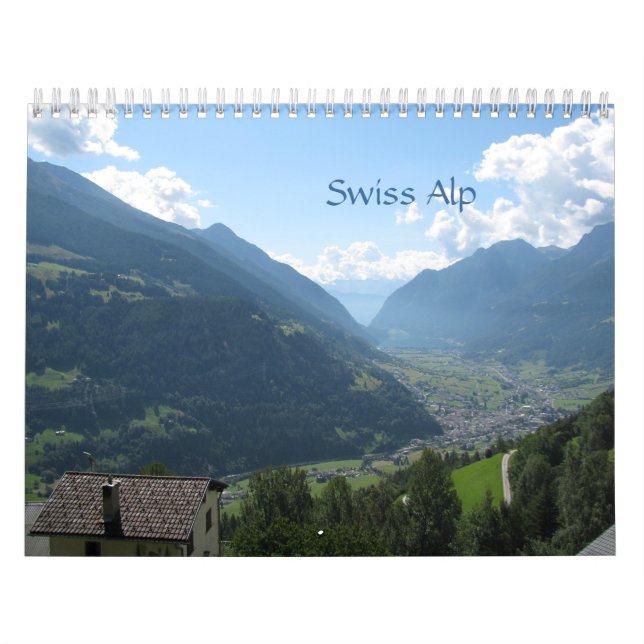 Calendario de las montañas de Suiza de Alp 2022 (Tapa)