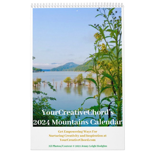 Calendario de las montañas YourCreativeChord 2024 (Tapa)