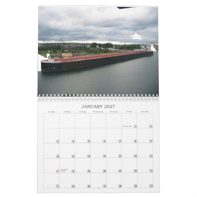Calendario de las naves de Great Lakes (Jan 2027)