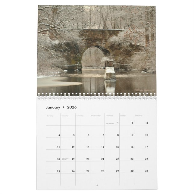 Calendario de las obras clásicas de Nueva (Jan 2026)